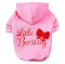 Bluza z kapturem dla psa lub kota różowa LITTLE BEAUTY