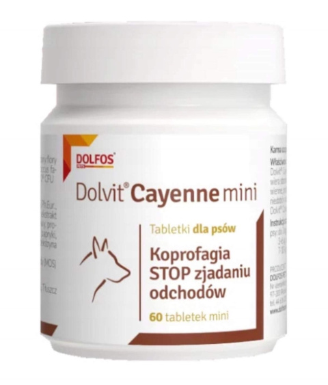Dolvit Cayenne mini tabletki dla psów (koprofagia) Dolvit Cayenne mini tabletki dla psów (koprofagia)