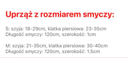 FLOWER szelki + smycz dla psa lub kota niebieskie