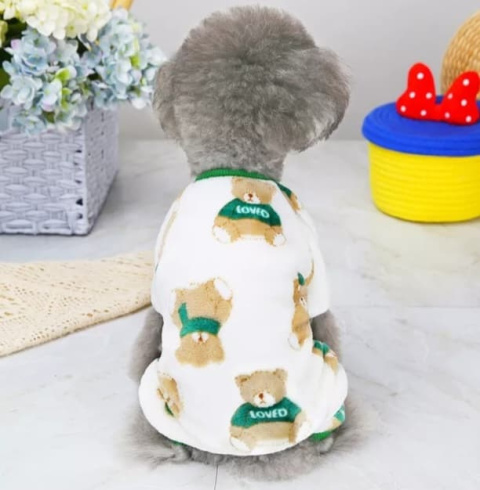 TEDDY gruba piżama dla psa lub kota wzór TEDDY gruba piżama dla psa lub kota wzór