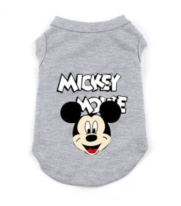 MICKEY bluzka bez rękawów dla psa lub kota szara