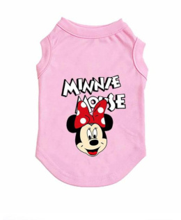 MINNIE bluzka bez rękawów dla psa lub kota róż