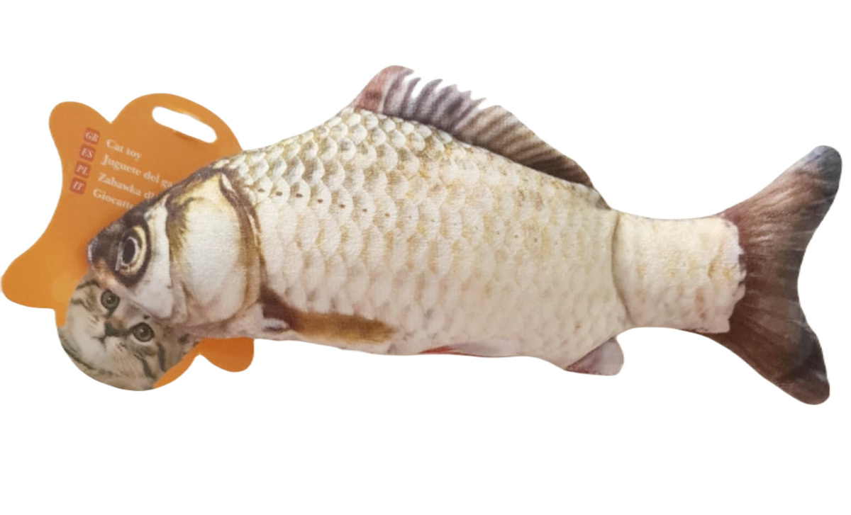 FISH pluszowa zabawka ryba dla kota FISH pluszowa zabawka ryba dla kota
