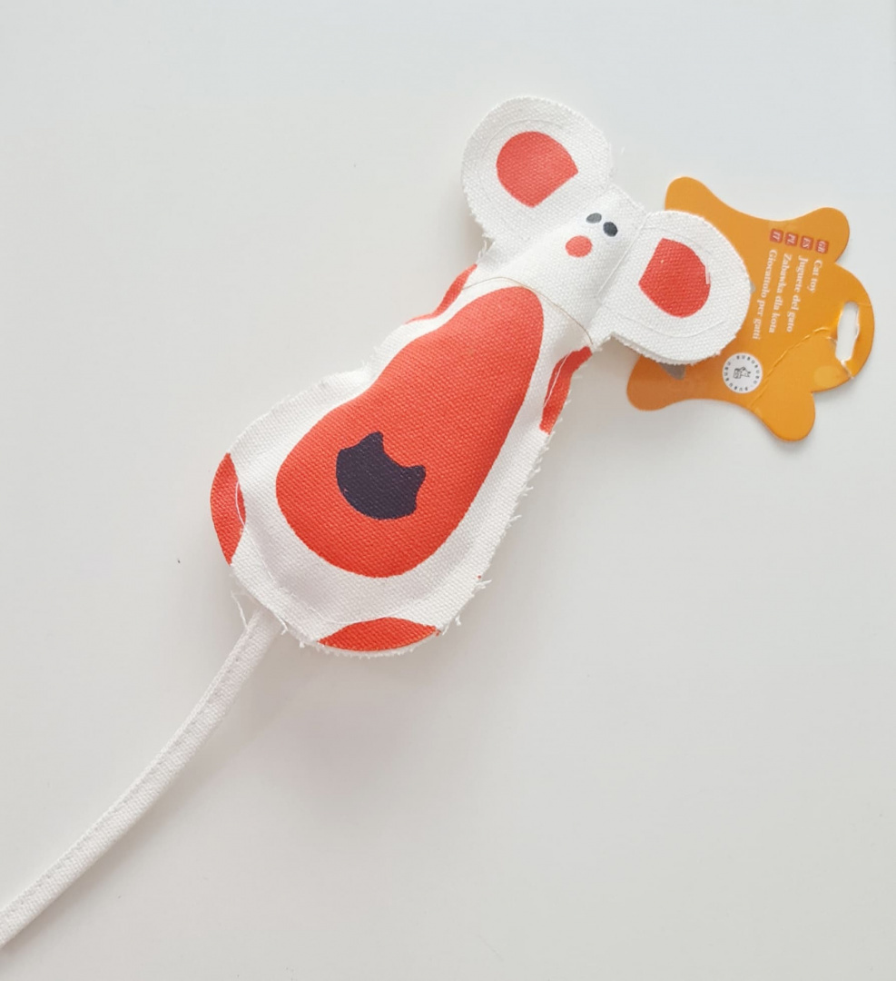 MOUSE zabawka mysz z płótna dla zwierząt MOUSE zabawka mysz z płótna dla zwierząt