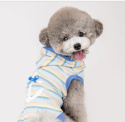 Bawełniana bluzka dla psa lub kota Pinkaholic NEW YORK MAIRE niebieska