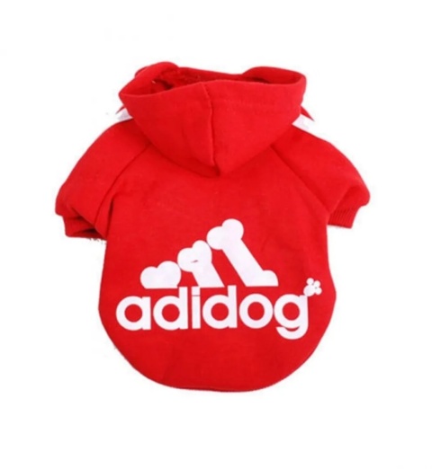 Bluza z kapturem dla psa lub kota czerwona ADIDOG Bluza z kapturem dla psa lub kota czerwona ADIDOG