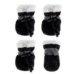 Buty zimowe antypoślizgowe dla psa WINTER czarne