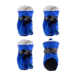 Buty zimowe antypoślizgowe dla psa WINTER niebieskie