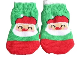 Skarpetki świąteczne antypoślizgowe dla psa SANTAS SOCKS