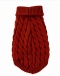 Sweter wełniany dla psa lub kota WEAVE czerwony