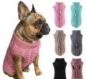 Sweter wełniany dla psa lub kota WEAVE turkus