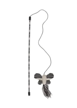 Wędka dla kota z motylem 45cm FLAMINGO