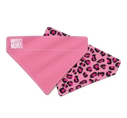 Bandana, apaszka dla psa, dwustronna Max&Molly Leopard różowa