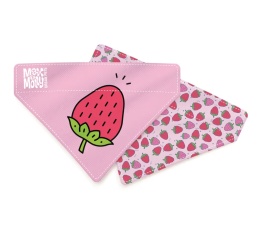 Bandana, apaszka dla psa, dwustronna Max&Molly Strawberry różowa