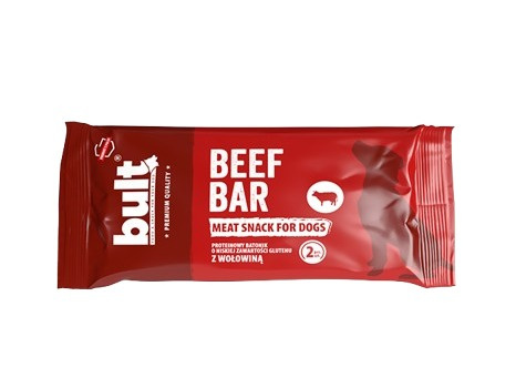 Batonik proteinowy z wołowiną dla psa BULT Beef Bar Batonik proteinowy z wołowiną dla psa BULT Beef Bar