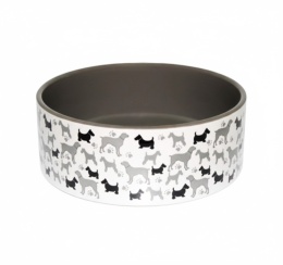 Duża miska ceramiczna dla psa DOGS
