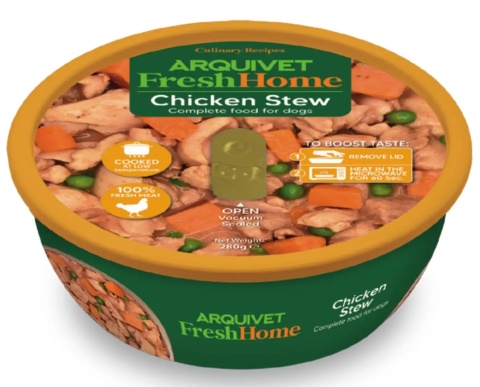 Gluasz z kurczaka dla psów ARQUIVET Fresh Home 280g