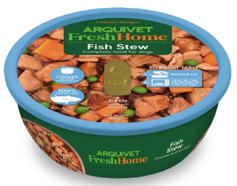 Gluasz rybny dla psów ARQUIVET Fresh Home 280g