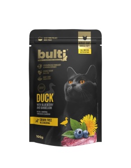Karma mokra dla kota kaczka z borówką i mniszkiem BULTI Superfood 100 g