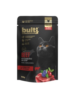 Karma mokra dla kota wołowina z żurawiną i kocimiętką BULTI Superfood 100 g