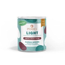Karma mokra monobiałkowa - indyk z warzywami PERRO LIGHT 400 g
