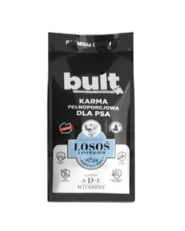 Karma sucha z łososiem i pstrągiem dla dorosłych psów BULT 3 kg