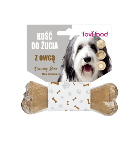 Kość do żucia dla psa LOVI FOOD z owcą 12 cm