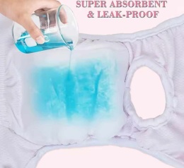 Majtki dla psów wielokrotnego użytku WATERMELON