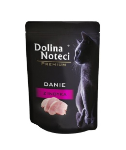 Mokra karma dla kota Dolina Noteci Premium danie z indyka 85 g