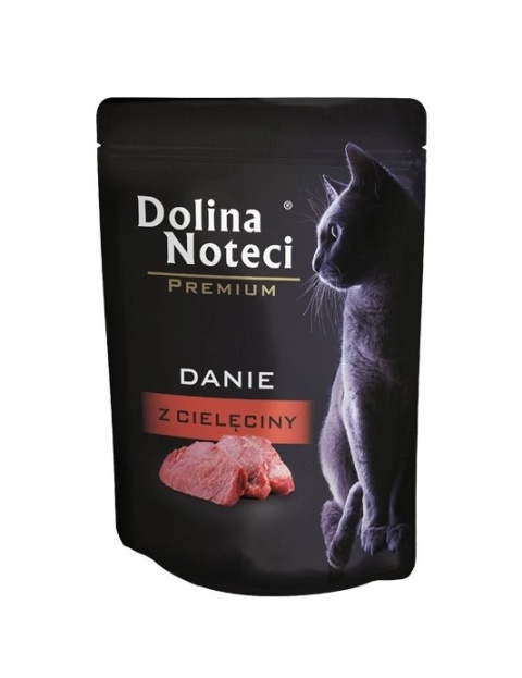Mokra karma dla kota Dolina Noteci Premium danie z cielęciny 85 g