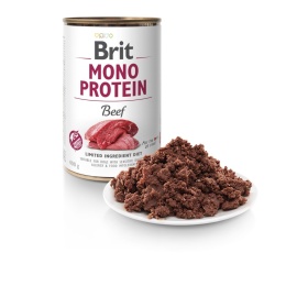 Monobiałkowa karma mokra z wołowiną dla psów BRIT Monoprotein 400g