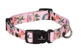 Regulowana obroża dla psa i kota Flamingo Sera różowa