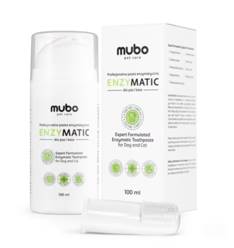Profesjonalna pasta enzymatyczna dla psa i kota + czyścik MUBO 100ml