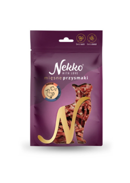 Przysmak dla kota – Paseczki kaczka z rybą NEKKO 50g