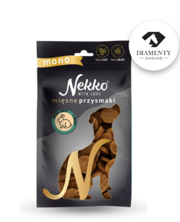 Przysmak dla psa MONO – Chipsy z królika miękkie NEKKO 80g