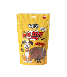 Psie żelki - dropsy z wołowiną TUF TUF 80 g