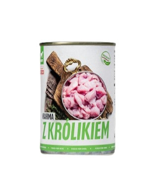 Puszka z królikiem TUF TUF 800 g Puszka z królikiem TUF TUF 800 g