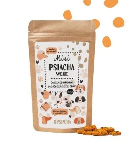 Ręcznie robione ciasteczka dla psów PSIACHA WEGE mini 80 g