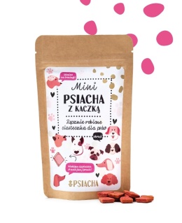 Ręcznie robione ciasteczka dla psów PSIACHA Z KACZKĄ mini 80 g