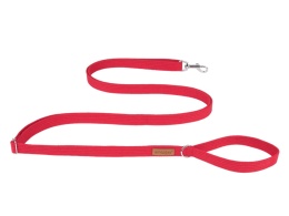 Smycz regulowana Easy Fix Cotton AMIPLAY czerwona