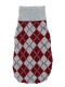 Sweterek w romby dla psa LAB bordo