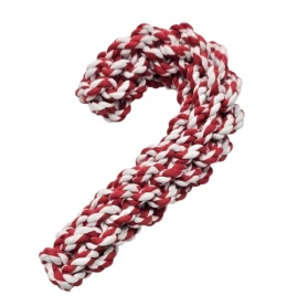 Świąteczny szarpak ze sznura dla psa CANDY