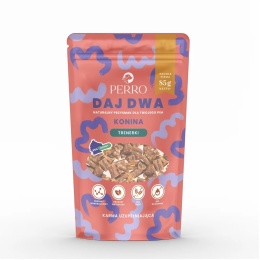 Trenerki dla psów konina PERRO DAJ DWA 85g