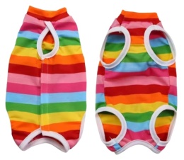 Ubranko pozabiegowe, pooperacyjne dla psa lub kota RAINBOW