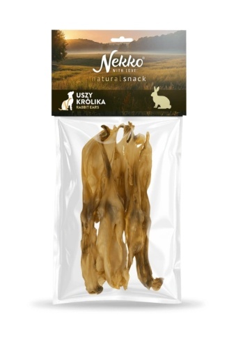 Uszy królika NEKKO Natural Snack 5 szt.