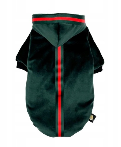 Welurowa bluza dla psa VELVET zielona Welurowa bluza dla psa VELVET zielona