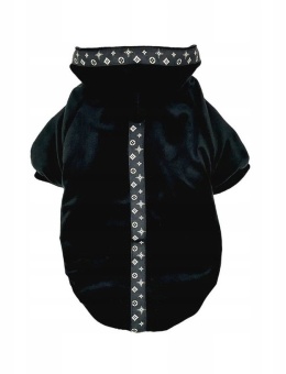 Welurowa bluza dla psa VELVET czarna