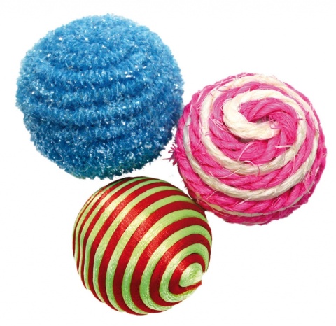 Zabawka dla kota zestaw piłek BALLSET 3 szt.