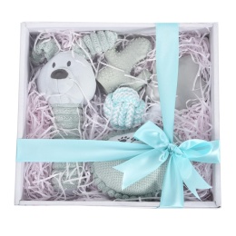 Zestaw prezentowy dla psa 5w1, niebieski BARRY KING