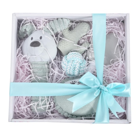 Zestaw prezentowy dla psa 5w1, niebieski BARRY KING